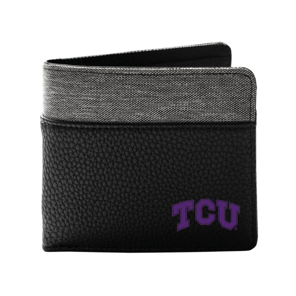 littlearth Texas Christian University Pebble BiFold Wallet