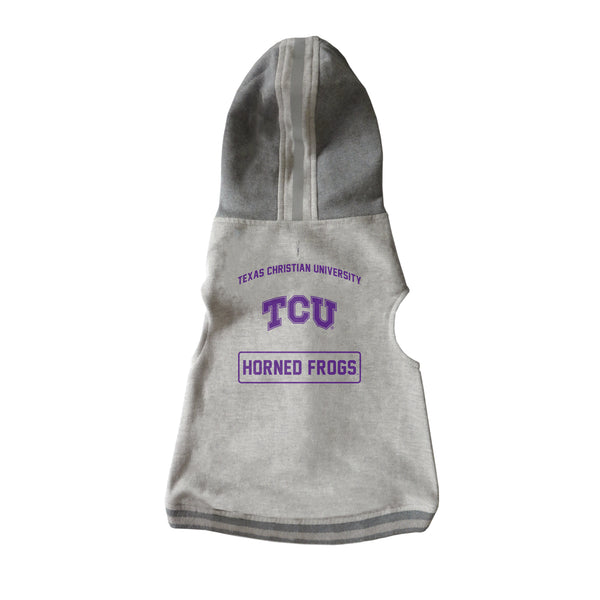 littlearth Texas Christian University Pet Hooded Crewneck