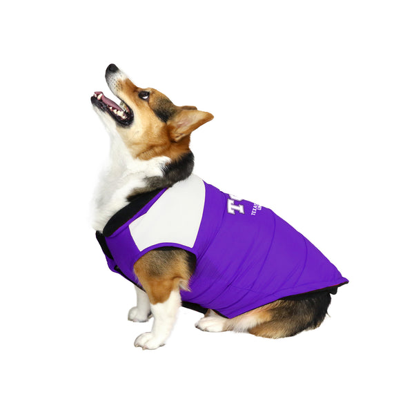 Littlearth Texas Christian University Pet Parka Puff Vest