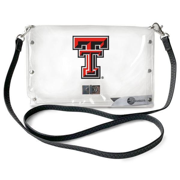 littlearth Texas Tech University Clear Envelope Purse