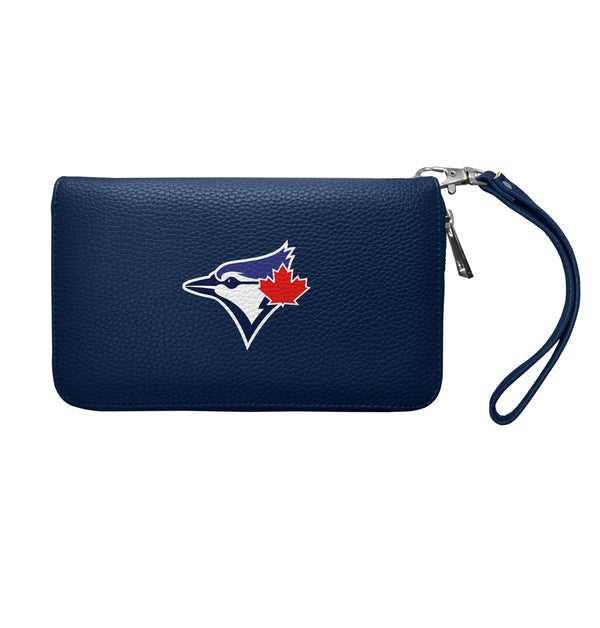 littlearth Toronto Blue Jays Zip Organizer Wallet Pebble