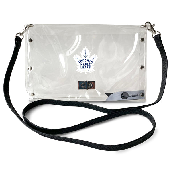littlearth Toronto Maple Leafs Clear Envelope Purse