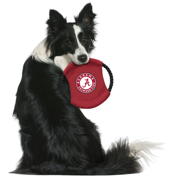 Littlearth University Of Alabama Team Flying Disc Pet Toy