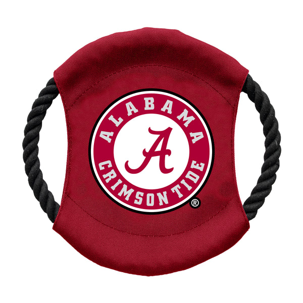 littlearth University of Alabama Team Flying Disc Pet Toy