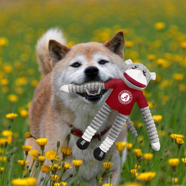 Littlearth University Of Alabama Team Sock Monkey Pet Toy