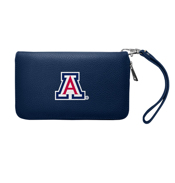 littlearth University of Arizona Zip Organizer Wallet Pebble
