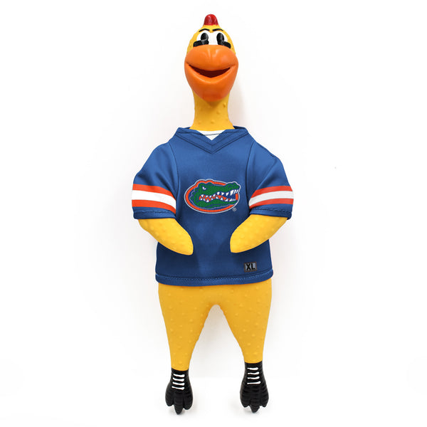 littlearth University of Florida Rubber Chicken Pet Toy