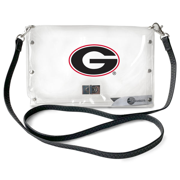 littlearth University of Georgia Clear Envelope Purse