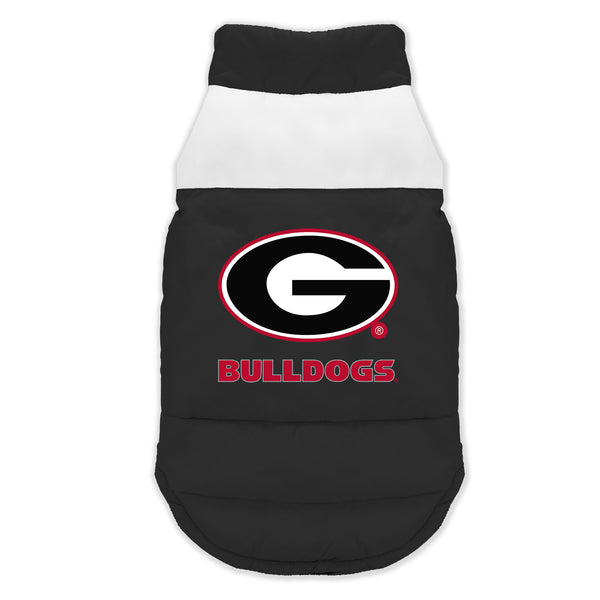 littlearth University of Georgia Pet Parka Puff Vest