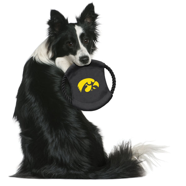 Littlearth University Of Iowa Team Flying Disc Pet Toy