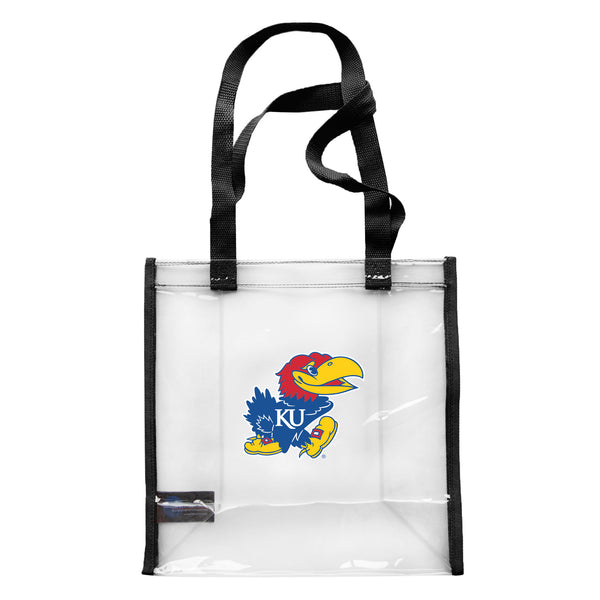 littlearth University of Kansas Clear Advantage Tote