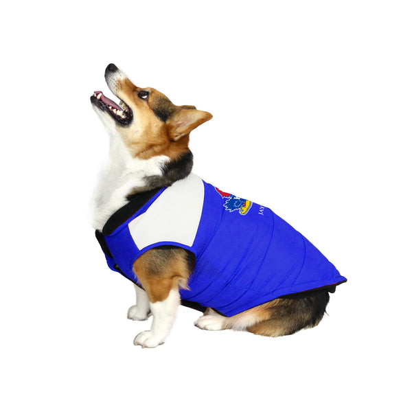 Littlearth University Of Kansas Pet Parka Puff Vest