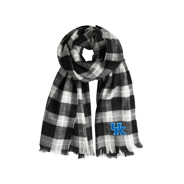 littlearth University of Kentucky Plaid Blanket Scarf
