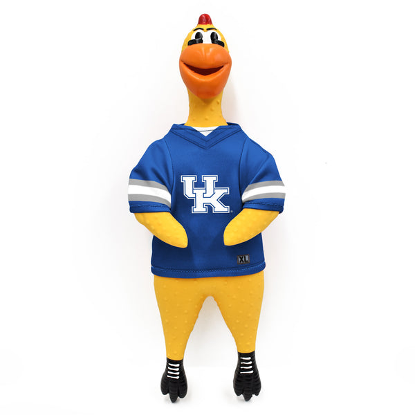 littlearth University of Kentucky Rubber Chicken Pet Toy