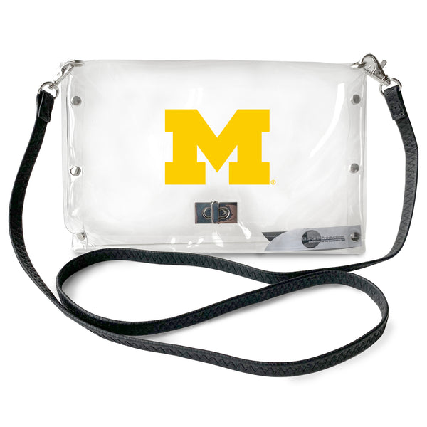 littlearth University of Michigan Clear Envelope Purse