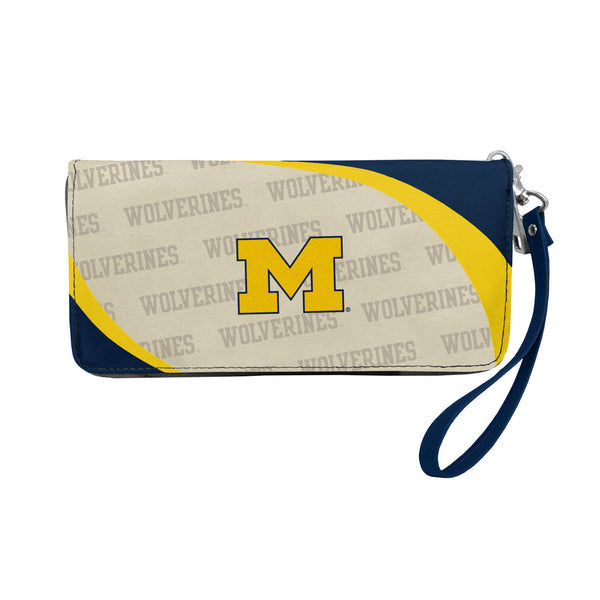 littlearth University of Michigan Curve Zip Organizer Wallet