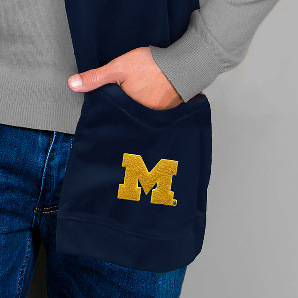 Littlearth University Of Michigan Jimmy Bean 4 In 1 Scarf
