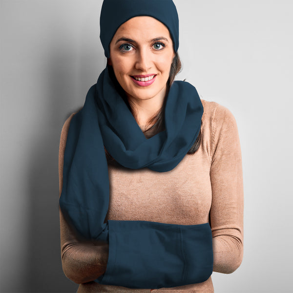 Littlearth University Of Michigan Jimmy Bean 4 In 1 Scarf
