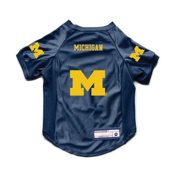 littlearth University of Michigan Pet Stretch Jersey