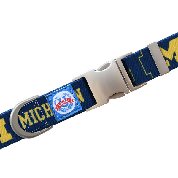 Littlearth University Of Michigan Premium Pet Collar