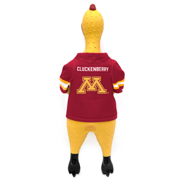 Littlearth University Of Minnesota Rubber Chicken Pet Toy