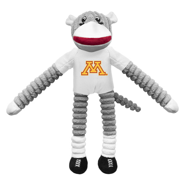 littlearth University of Minnesota Team Sock Monkey Pet Toy