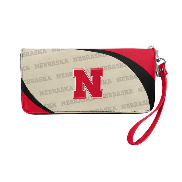 littlearth University of Nebraska Curve Zip Organizer Wallet