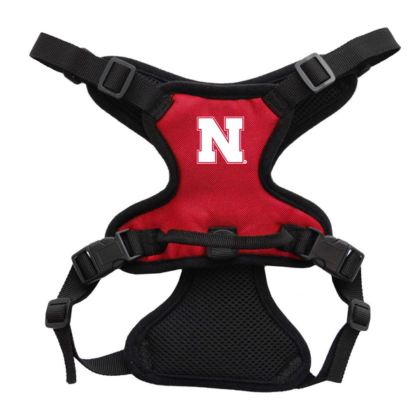 littlearth University of Nebraska Front Clip Pet Harness