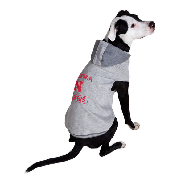 Littlearth University Of Nebraska Pet Hooded Crewneck