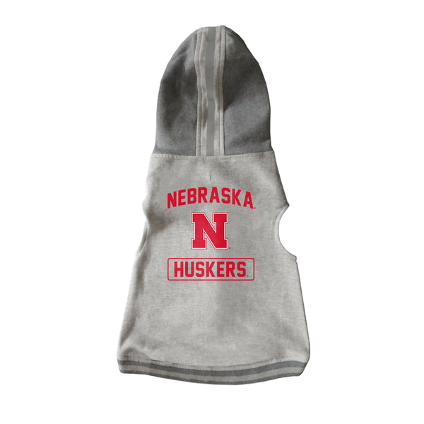 littlearth University of Nebraska Pet Hooded Crewneck