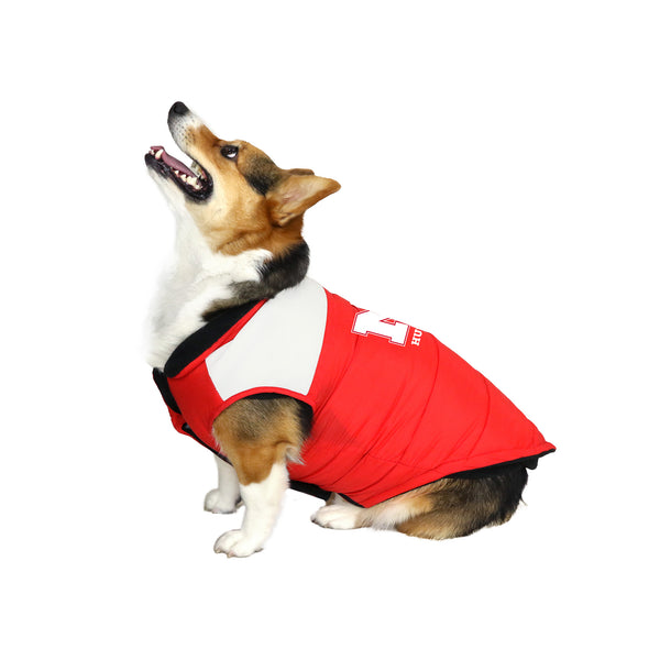 Littlearth University Of Nebraska Pet Parka Puff Vest