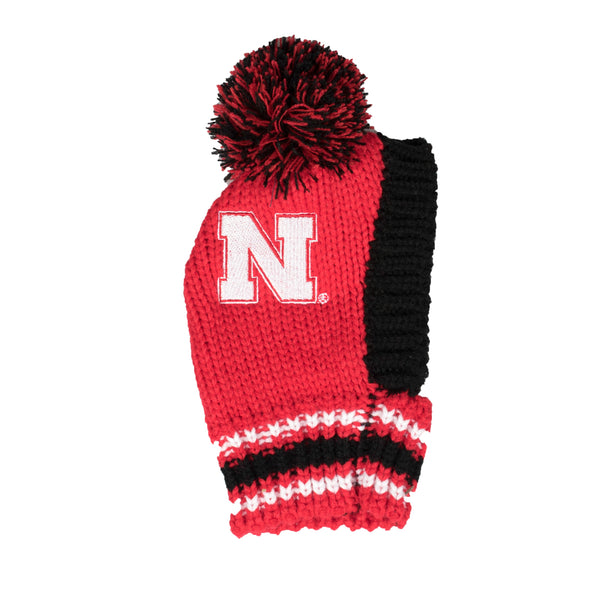 littlearth University of Nebraska Team Pet Knit Hat