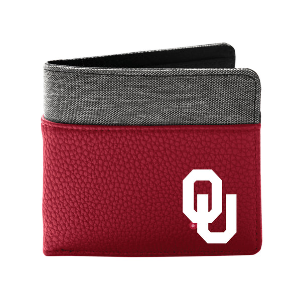 littlearth University of Oklahoma Pebble BiFold Wallet