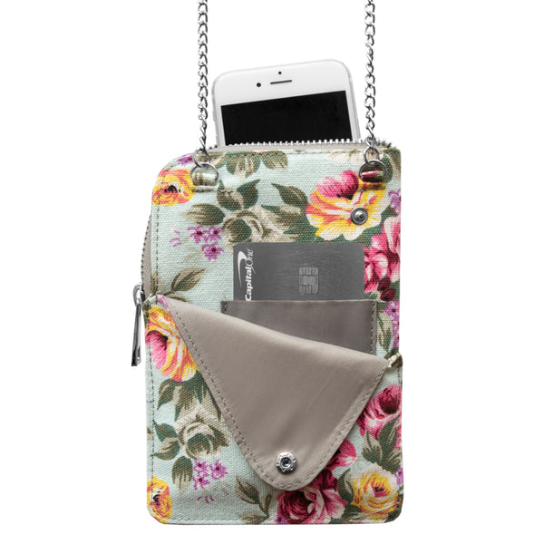 Littlearth University Of Pittsburgh Canvas Floral Smart Purse