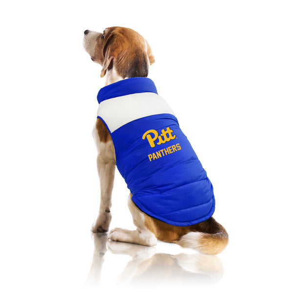 Littlearth University Of Pittsburgh Pet Parka Puff Vest