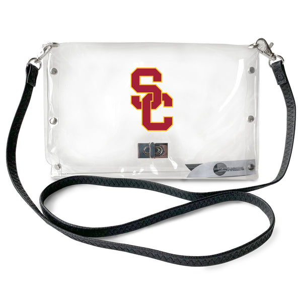 littlearth University of Southern California Clear Envelope Purse