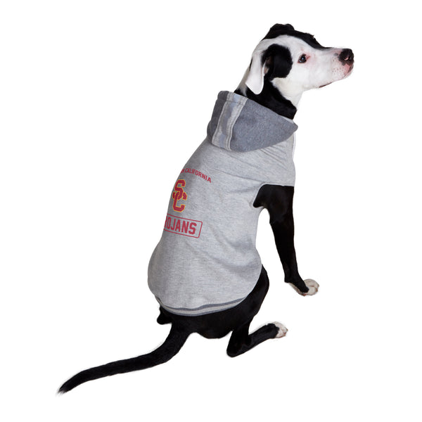 Littlearth University Of Southern California Pet Hooded Crewneck