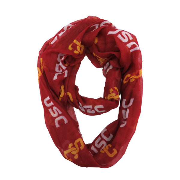littlearth University of Southern California Sheer Infinity Scarf