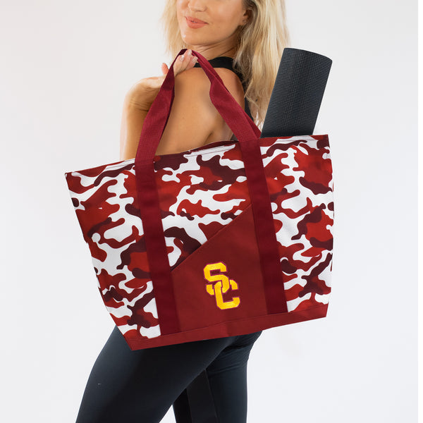 Littlearth University Of Southern California Super-Duty Camo Tote