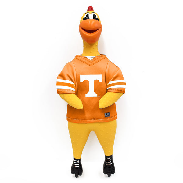 littlearth University of Tennessee Rubber Chicken Pet Toy