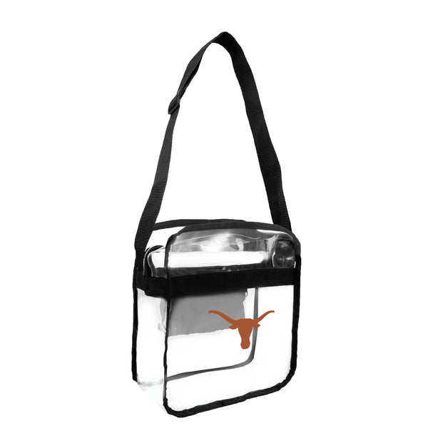 littlearth University of Texas Clear Carryall Crossbody