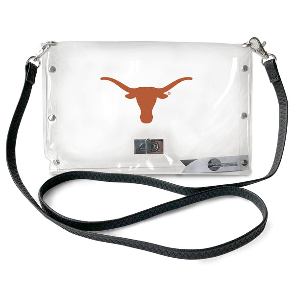 littlearth University of Texas Clear Envelope Purse