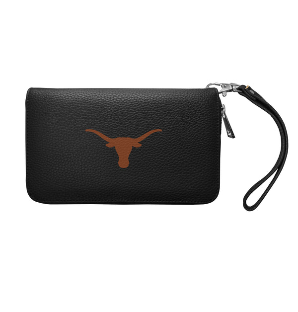 littlearth University of Texas Zip Organizer Wallet Pebble