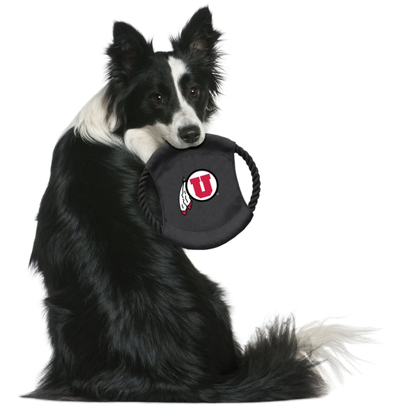 Littlearth University Of Utah Team Flying Disc Pet Toy