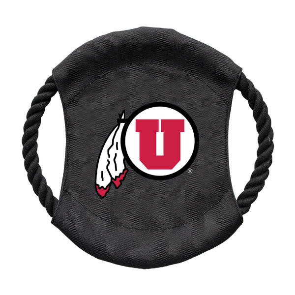 littlearth University of Utah Team Flying Disc Pet Toy