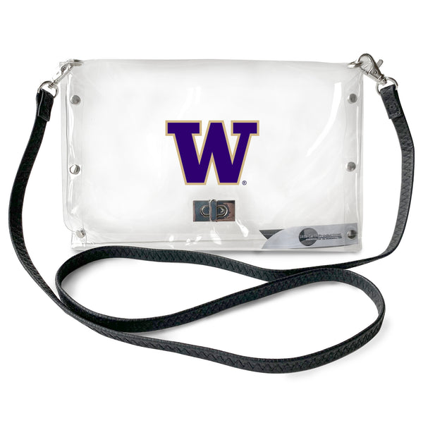 littlearth University of Washington Clear Envelope Purse