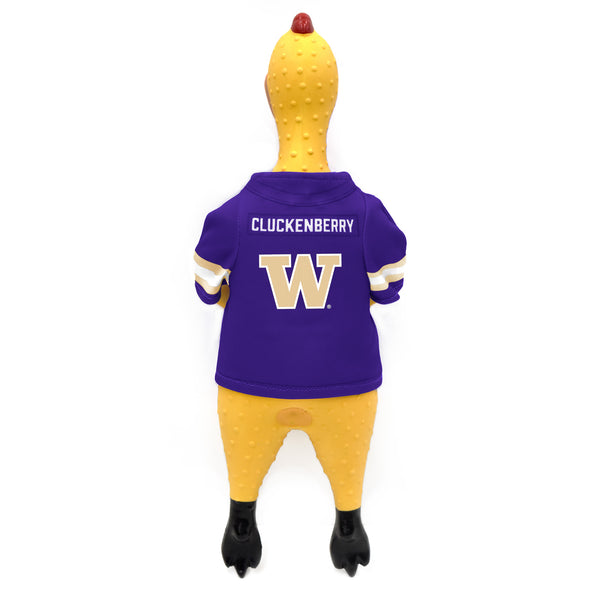 Littlearth University Of Washington Rubber Chicken Pet Toy