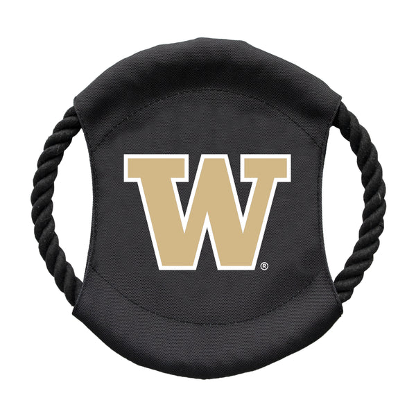 littlearth University of Washington Team Flying Disc Pet Toy