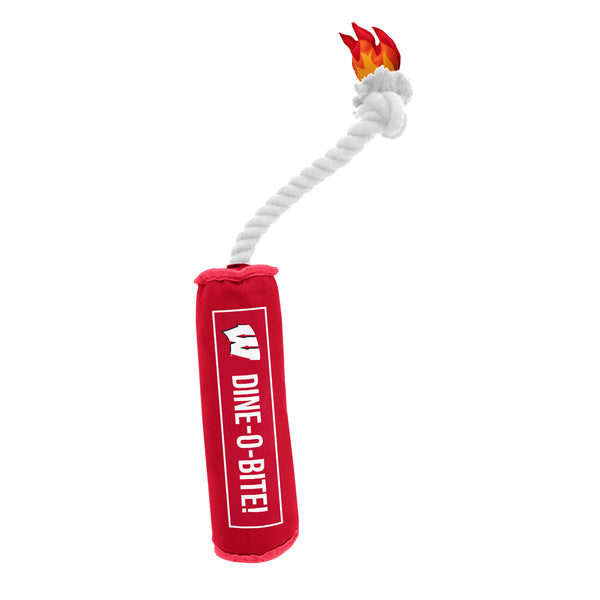 littlearth University of Wisconsin Dine-O-Bite Pet Toy