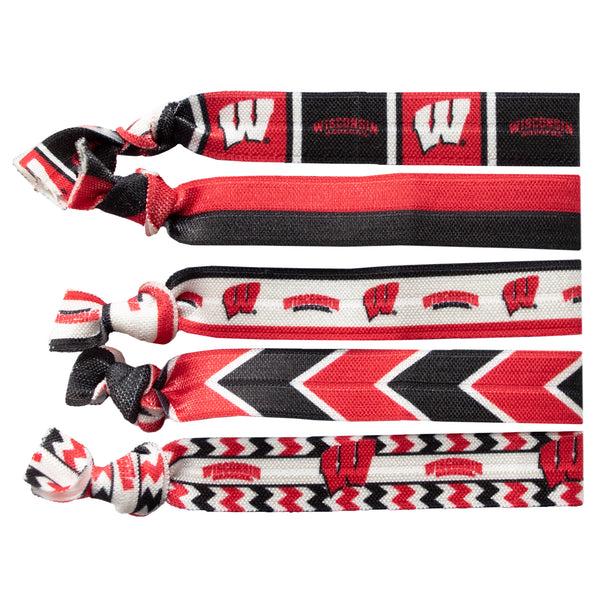 littlearth University of Wisconsin Knotted Hair Tie